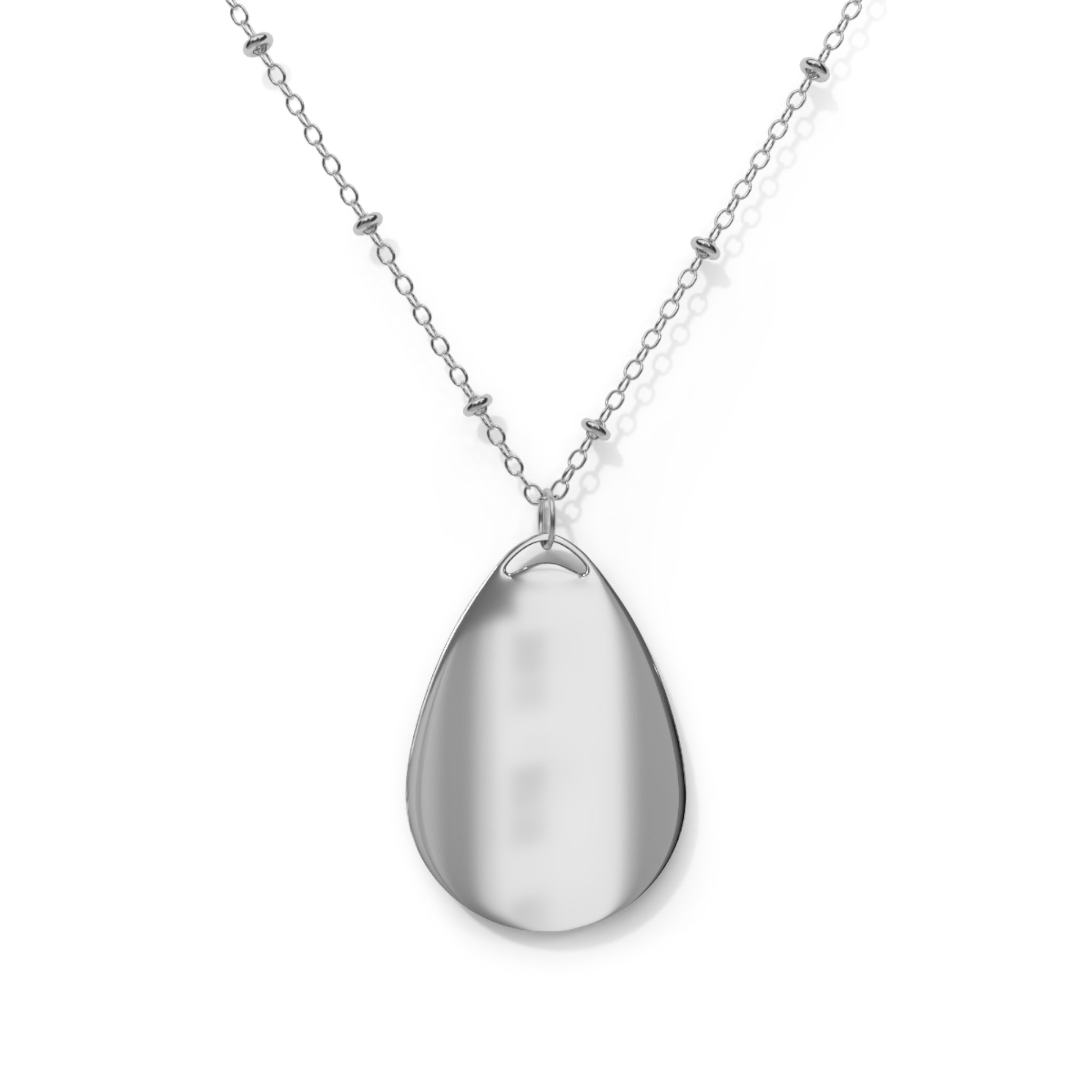 Creators Collections Oval Necklace with Abstract View