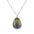 Creators Collection Oval Necklace with Abstract View